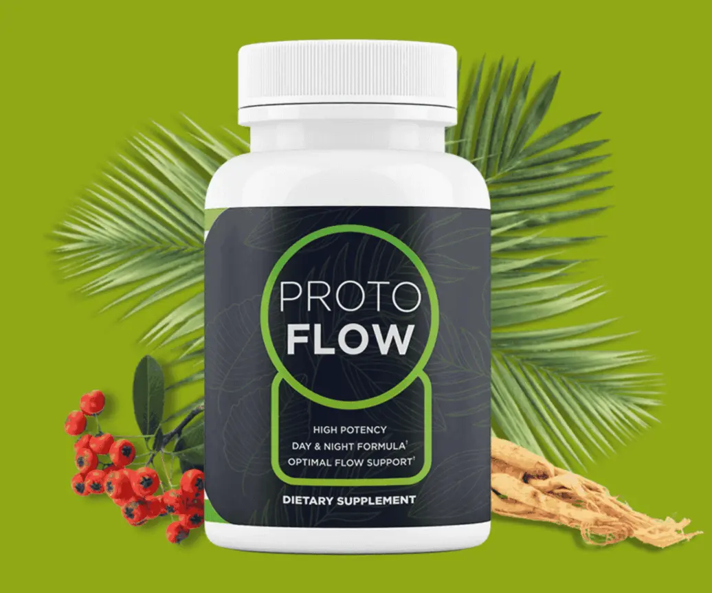 ProtoFlow prostate health supplement bottle and packaging
