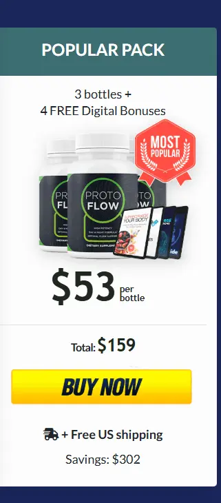 protoflow 3 bottle bundle price with free bonuses